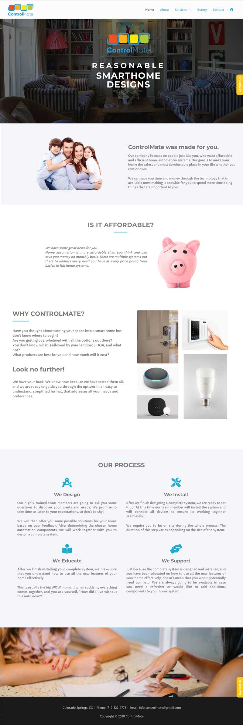 Smart Home Website